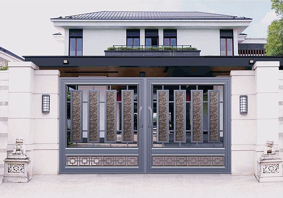 Decorative Outdoor Aluminum Entrance Gate