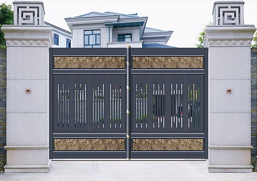 Aluminum Courtyard Custom Villa Entrance Gate