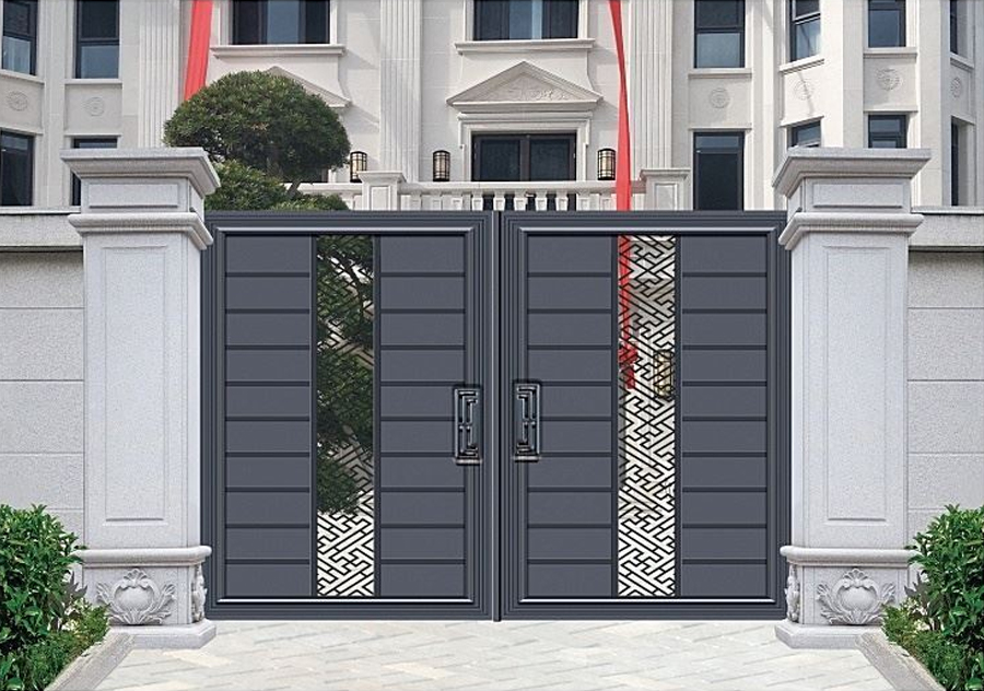 Minimalist Aluminum Courtyard Garden Gate