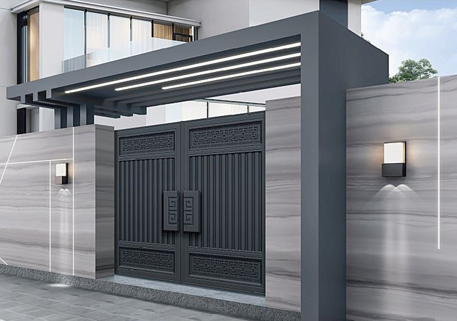 Modern Minimalist Aluminum Gate
