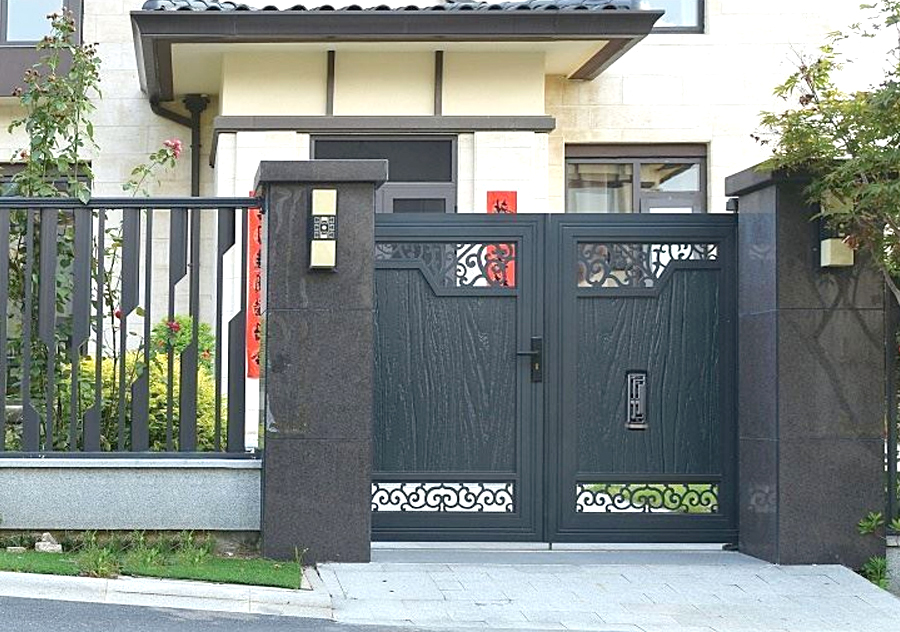 Modern Pattern Aluminum Courtyard Gate