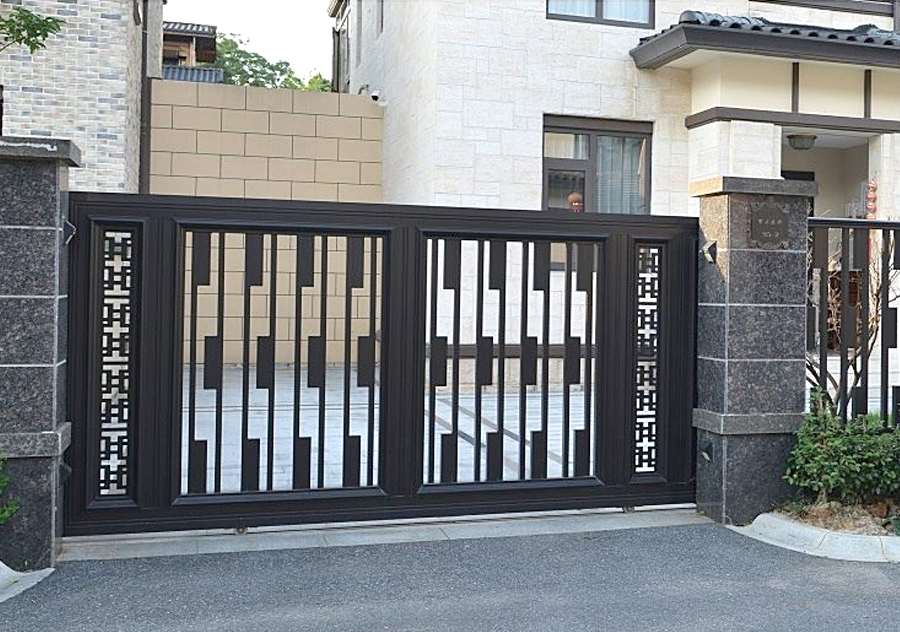 Elegant Aluminum Courtyard Front Yard Gate
