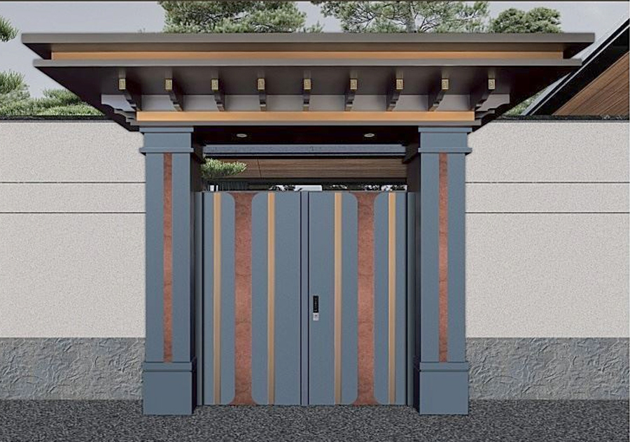 Modern Small Aluminum Garden Gate