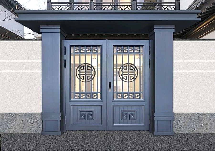 Aluminum Courtyard Architectural Design Gate