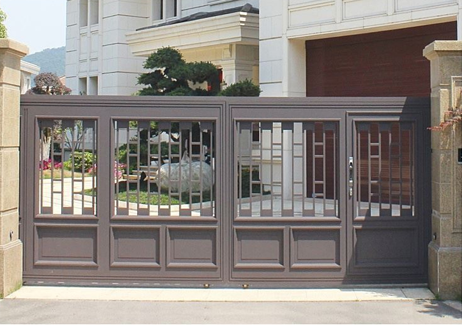 Modern Large Aluminum Estate Entrance Gate