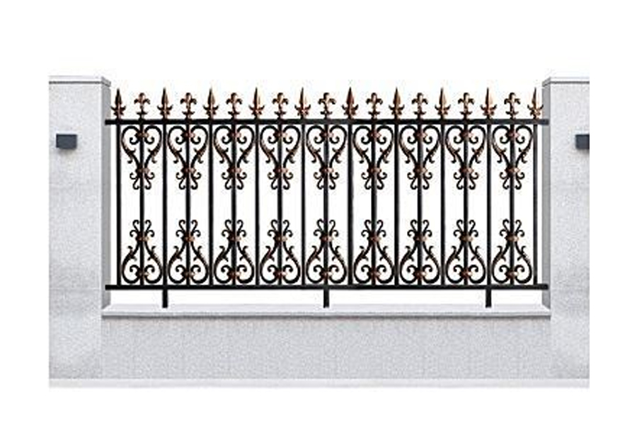 Refined Spire Ornamental Villa Aluminum Fence