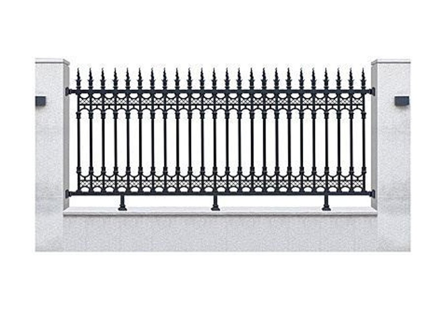 Elegant Decorative Aluminum & Wrought Iron Fence Panels