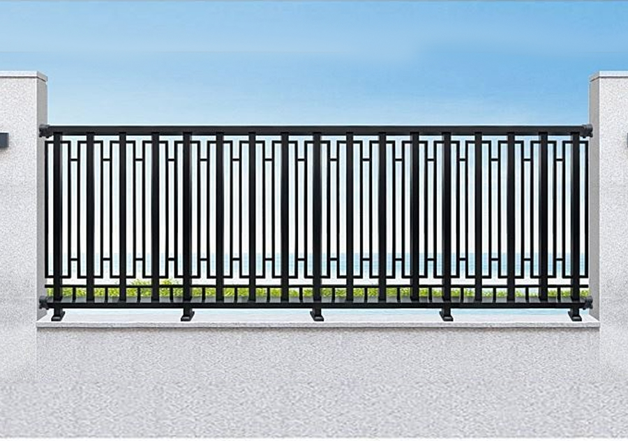 Contemporary Style Exterior Powder Coated Aluminum Railing