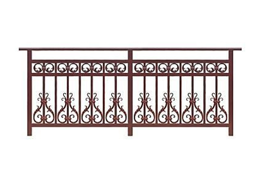 Antique Scroll Pattern Residential Aluminum Balcony Guardrail