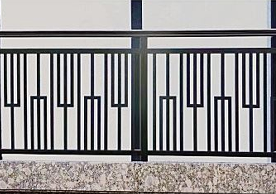 Minimalist style outdoor railings